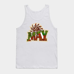 Tribal may print Tank Top